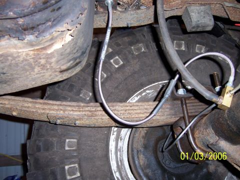 1985 Ford Bronco - rear brake line