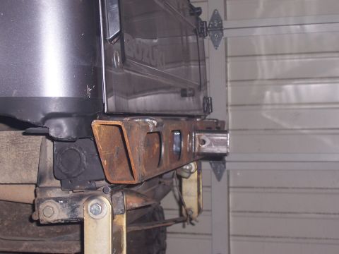 1988 Suzuki Samurai - Custom rear bumper fabrication is visible on this Suzuki vehicle.