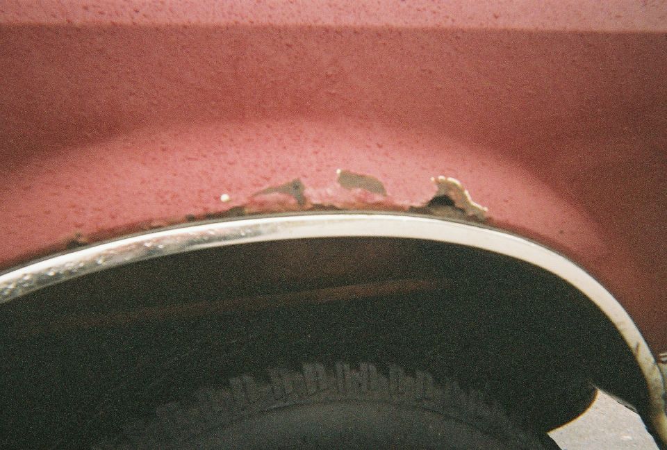Left rear wheel-well, more rust. This and my door, is the only rust on truck.