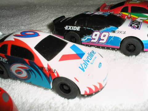 1990 Ford Bronco - close up of the Plastic replica wind up car. maybe call it a pull back car..