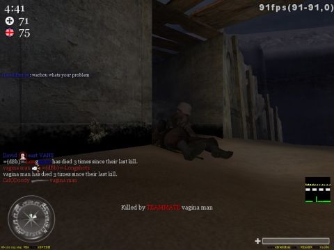 1995 Ford Bronco - A video game screenshot displays a soldier and in-game chat messages.