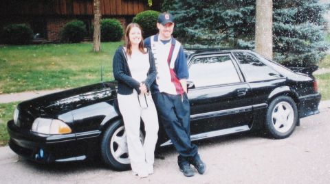 1990 Ford Mustang - May, 2003 right before I graduated college. Me and my g/f. Not even a few months later she said bye to me. Then about a month later I met a…