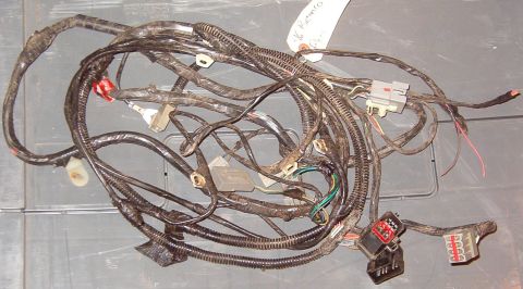 1983 Ford Bronco - Floor Harness from a '96 Eddie Bauer Bronco with base PN 14A504. Note speaker connectors missing at far R. Contact Teneyedoc@aol.com for in…