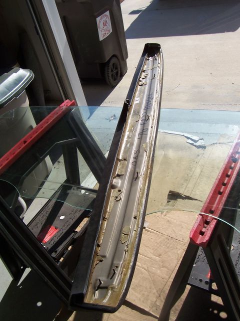 1978 Ford Bronco - This is the underside of the dashpad. You can see the posts that the 11/32 nuts attach to.