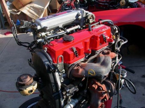 1990 Ford Probe - Typical 2.2L engine. This one is the Turbo version.