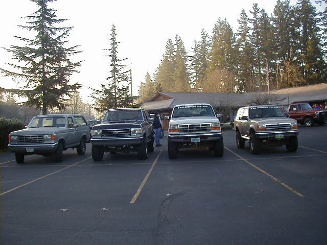 Silver 1995 Ford Explorer parked in a lot, front view