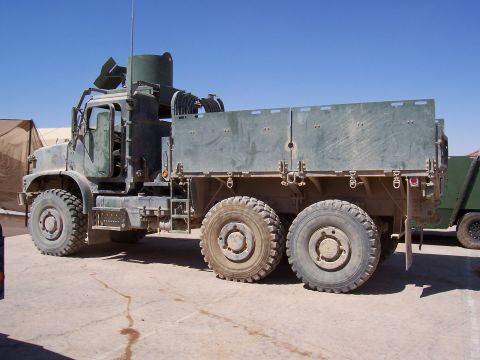 1978 Ford Bronco - U.S. Marine Corps' newest vehicle. Osh Kosh 7-ton. 12L turbocharged Caterpillar engine putting out 1500 lb. ft torque.