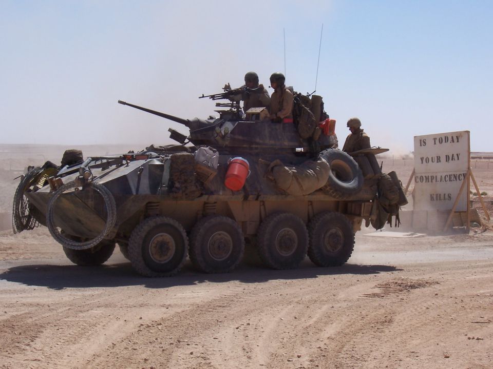LAV-25. Most of our battalion's vehicles were LAVs. Great vehicles but we rarely got to use the 25mm cannon.