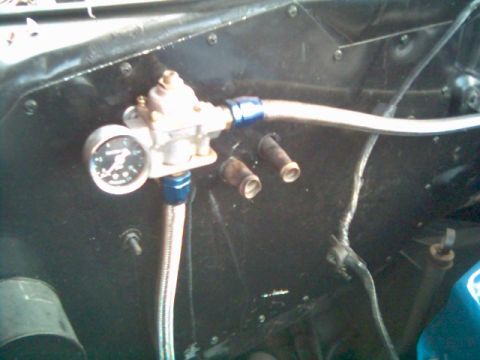 1972 Ford Ranchero - A/C plenum firewall patch, that core is shot.
