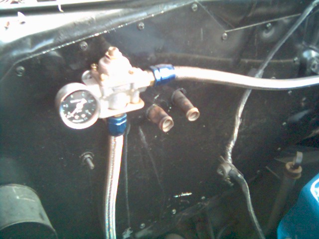 A/C plenum firewall patch, that core is shot.