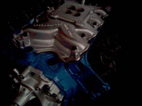 1972 Ford Ranchero - Offy dual port and fake aluminum water pump
