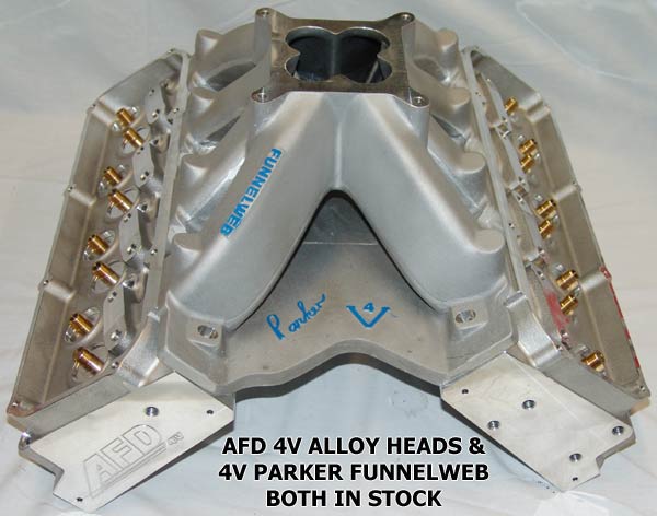 Parker Funnelweb on AFD heads