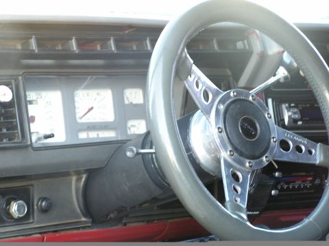 1986 Ford Bronco - Billet Steering, Euro Dash-Custom