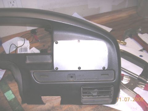 1994 Ford Bronco - 16ga metal cut with a jigsaw and metal blade