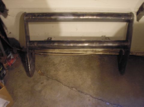 1978 Ford Bronco - Used a 4 1/2" angle grinder and wire brush, went really fast. Took the rust and old primer/paint right off. you can see the shine on the ga…