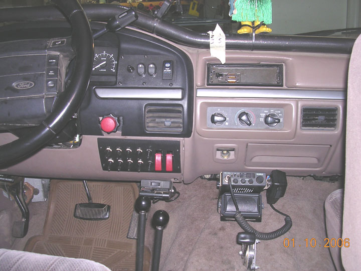 this helped clean up the dash, left me with lots of switches (extras too) and gave me a little more knuckle clearance when shiting the 205