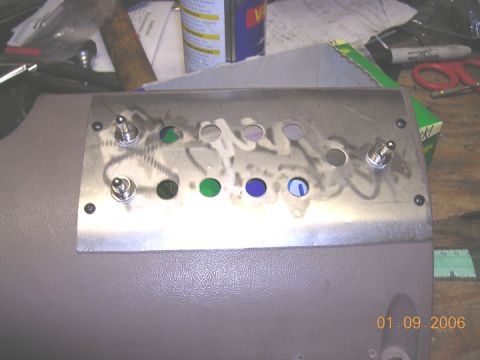1994 Ford Bronco - Im using various 2 and 3 position toggles from del City. They will all have rubber covers on them, escept for the military covered ones.