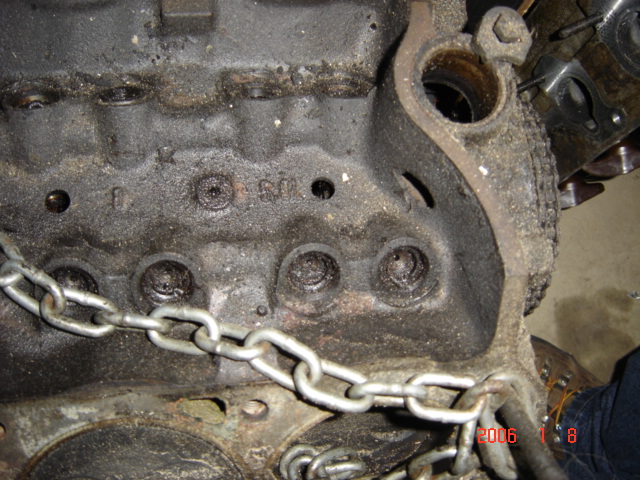 Another angle.  My 351W has the same hole.