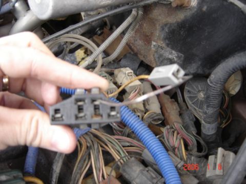 1990 Ford Bronco - All you need is a paper clip to pull codes on an EEC-IV system. Just short the 2 locations as shown, turn the key forward and count the CEL…