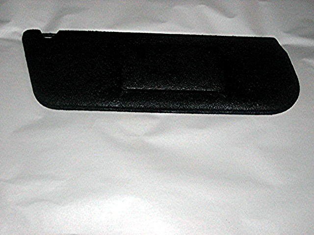 Black textured sun visor with a curved edge and a central crease