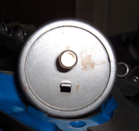 1971 Ford Torino - Here's the offset on the fuel pump cam