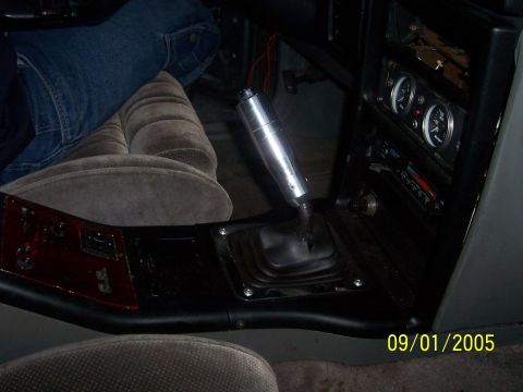 1987 Mercury Cougar - believe it or not this is an automatic i custom made this whole shifter set up