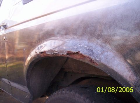 1988 Ford Bronco - Rusted Area