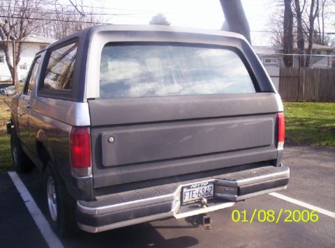1988 Ford Bronco - New tailgate...no rust!