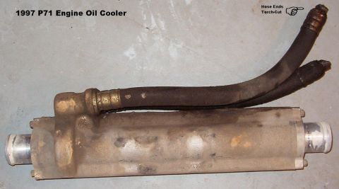 1994 Ford Crown Victoria - Oil cooler from '97 P71 in very good condition, except the lines were torched.