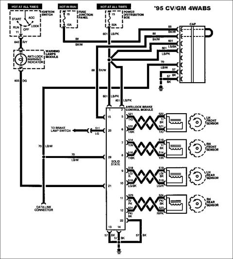 1994 Ford Crown Victoria - 95 CV/GM ABS Wiring