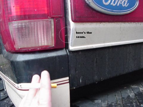 1993 Ford Bronco - seam by aluminuim trim outlined