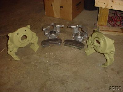 1983 Ford Bronco - 9-Inch Disc Brake Brackets from '78-82 Lincoln Versailles.