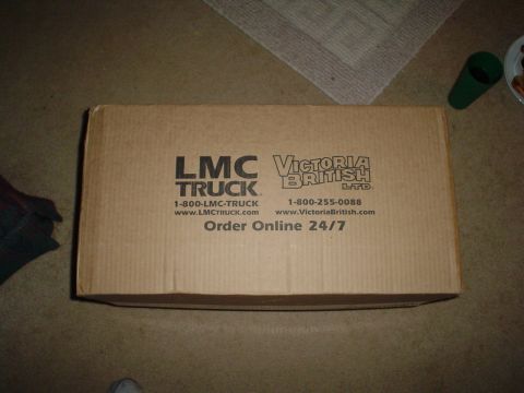 1984 Ford Bronco - Box shows contact information for LMC Truck and Victoria British Ltd., with an option to order online.