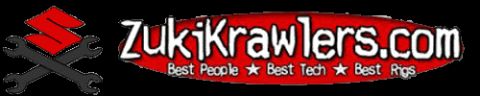 1978 Ford Bronco - Logo for Zukikrawlers.com, a Suzuki emblem and crossed wrenches.