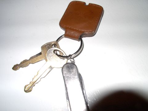 1986 Ford Bronco - Here's the little LED light inside the leather key fob from Radio Shack. Had it for a year and it's super bright and never turns on and was…