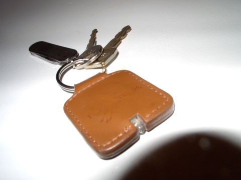1986 Ford Bronco - On the same chain is the tiny little one inch blade that's gonna cut through the seat belt, as I'm upside down in the ditch, with the water…