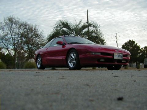 1997 Ford Probe - This 1997 Ford Probe is shown in a 3q-front view, its distinctive body style and a visible license plate.