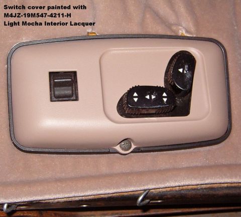 1994 Ford Crown Victoria - The cover was red, but I washed it several times & then put several light coats of paint on it. It had text labels originally, but I think…