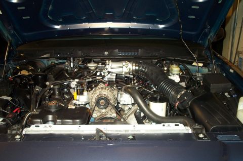 1998 Ford Crown Victoria - Complete. Note the 2003 zip tube.