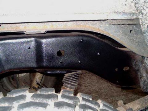 1984 Ford Bronco - rear frame, coated