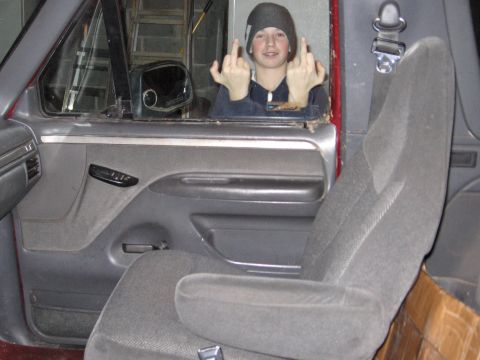 1993 Ford Bronco - lol neighbor got in that pic.
