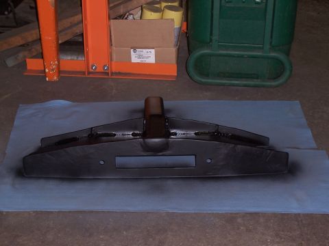 1988 Suzuki Samurai - Custom bumper fabricated with a rectangular cutout for winch installation.