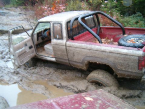 1990 Ford Ranger - This pic was on the first BroncoII.org Northeast ride. Power lines up in NH
