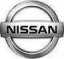 2003 Nissan 350Z - Close-up of the Nissan logo emblem, a circular badge with the brand name across a horizontal bar.