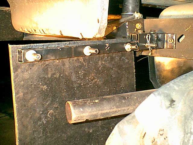 Here is the pass side front. i need to cut and retip the exhaust pipe to make sure it does not melt the flap. should be an easy fix.