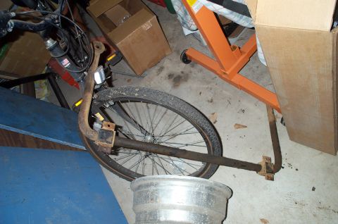 1978 Dodge Power Ram - This image shows a bicycle wheel and frame, not a 1978 Dodge Power Ram.