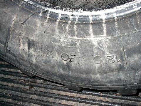 2001 Dodge 1500 - The intricate pattern of a tire's tread is visible in this close-up shot.