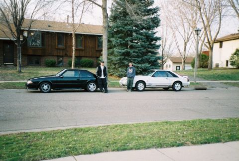 1990 Ford Mustang - just about to go cruise the strip.