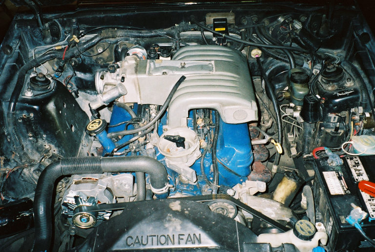 stock upper half of engine...