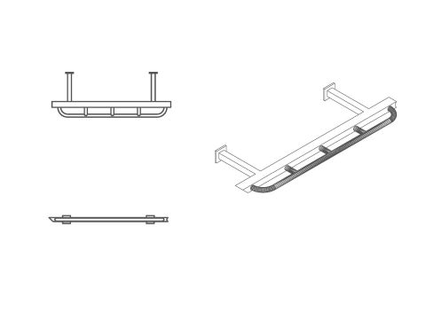 1994 Ford Bronco - Line drawings illustrate vehicle side steps from multiple perspectives, with a website URL at the bottom.